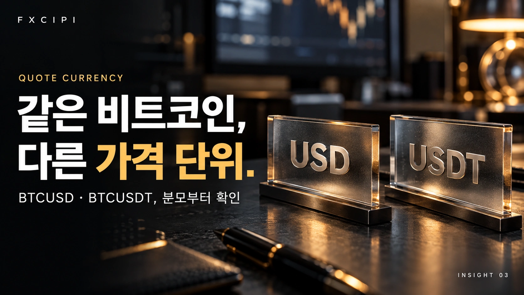가격 비교에 쓰이는 표시 통화를 소개하는 FXCIPI 카드뉴스 표지